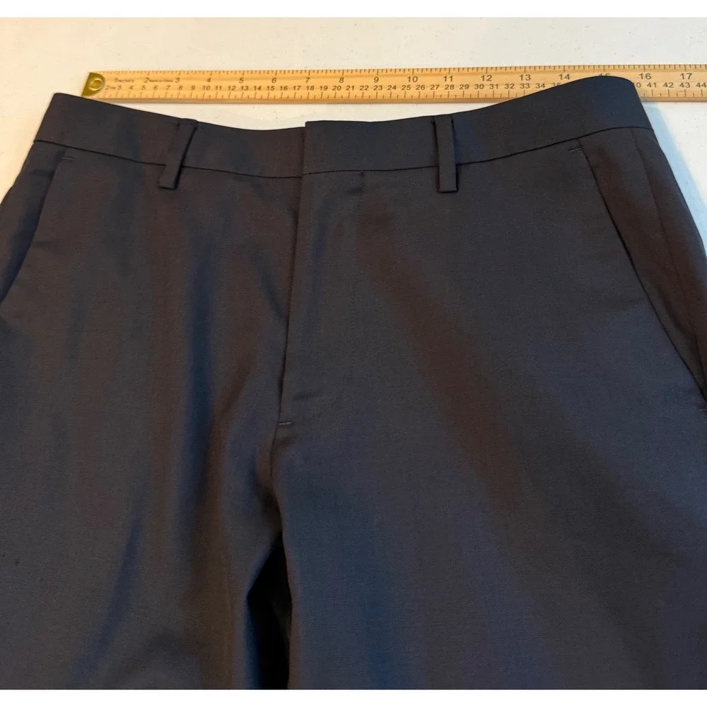 Bonobos Mens 31x31 Navy Blue 100% Wool Dress Pants Standard Fit 14597